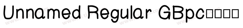 Unnamed Regular GBpc字体转换